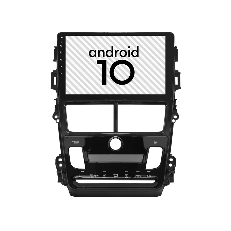 Совершенно новый автомобиль Android 10 gps 2.5D Взрывозащищенный экран для 2018 Toyota Vios Yaris