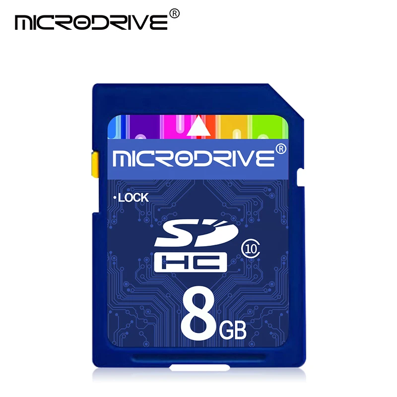 Sd-карта класса 10 Флэш-карта памяти SD SDXC SDHC sd-карта 8 ГБ 16 ГБ 32 ГБ 64 Гб 128 Гб карты памяти флеш-карта ручка для камеры DVR - Емкость: 8GB