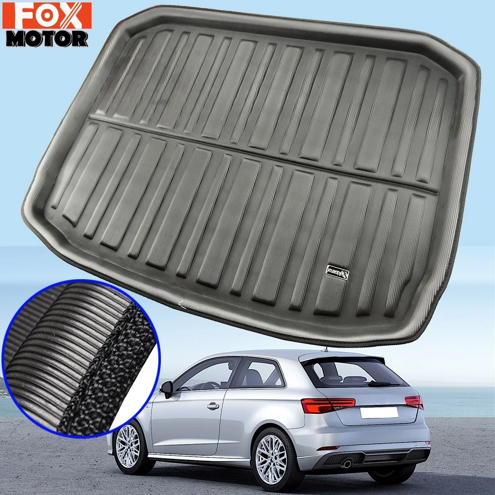 Поднос багажника для Audi A3 S3 RS3 8v Sportback хэтчбек 2013 2018 коврик ковер 2014 2015 2016 2017| |