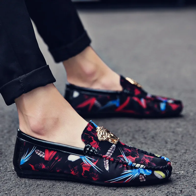

loafers Men Leather Shoes Flats Lace-up Driving Shoes Mocassin Homme Formal Dress Casual Sneakers Zapatos De Hombre