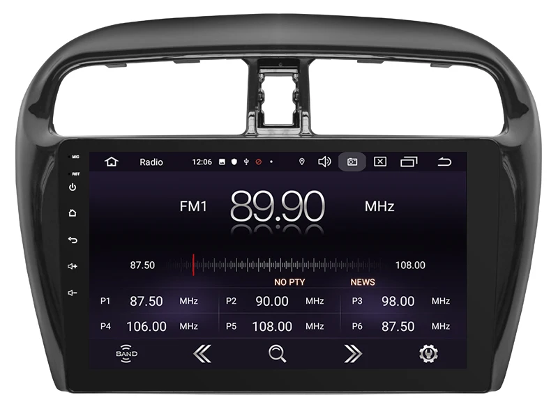 Подарочная камера автомобильный радиоприемник для Mitsubish MIRAGE 2012 Android 9,0 gps навигация Bluetooth Сенсорный экран автомобильный аудио Стере мультимедиа