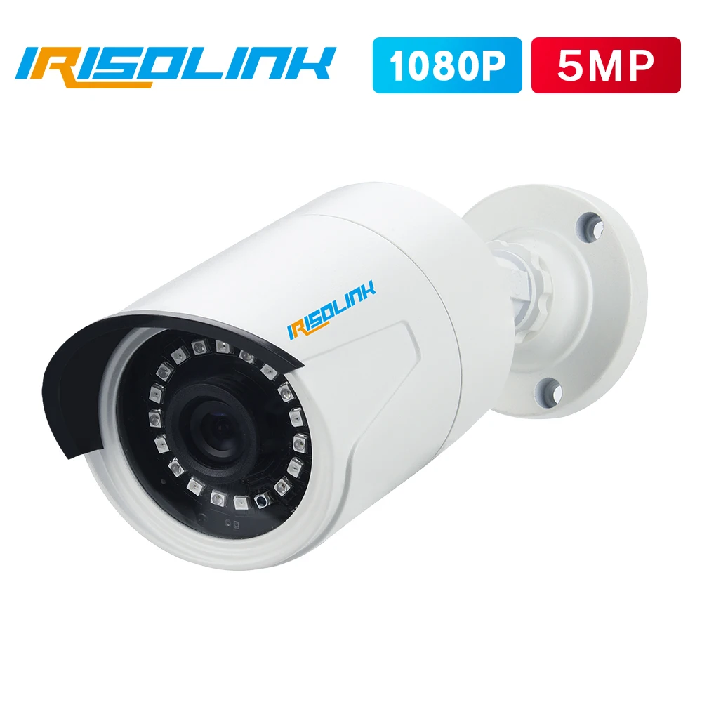 Irisolink камеры видеонаблюдения 1 шт. 1080 P/5MP 4-в-1 безопасности камера IP66 Водонепроницаемый ночного видения камеры наружного видеонаблюдения