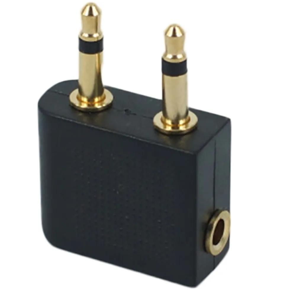 

3.5mm Stereo Jack Socket Earphone Headphone Socket Adaptor Airline Airplane Flight Adapters