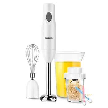 

220V Electric Hand Blender for 4 in 1 Electric Kitchen Food Mixer Kitchen Egg Beater Vegetable push button mixing Meat Grinder