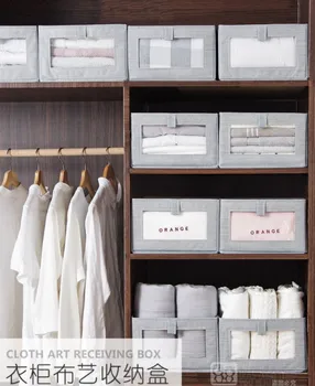

Wardrobe Non-Woven Cloth Storage Box Household Clothing Organizing Storage Boxes Foldable Storage Box storage box organizer