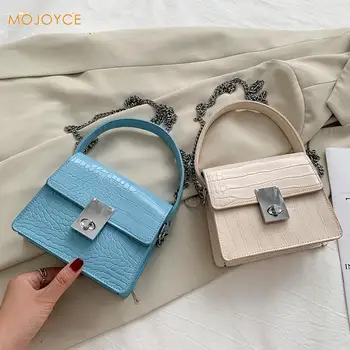 

Fashion Exquisite Shopping Bag Casual Women Mini Crossbody Bag Pure Color PU Leather Female Shoulder Handbags