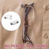 Newest Stay in Place Glasses Holder Magnetic Eyeglass Holders Zinc Alloy Magnetic Glasses Clip ► Photo 2/6