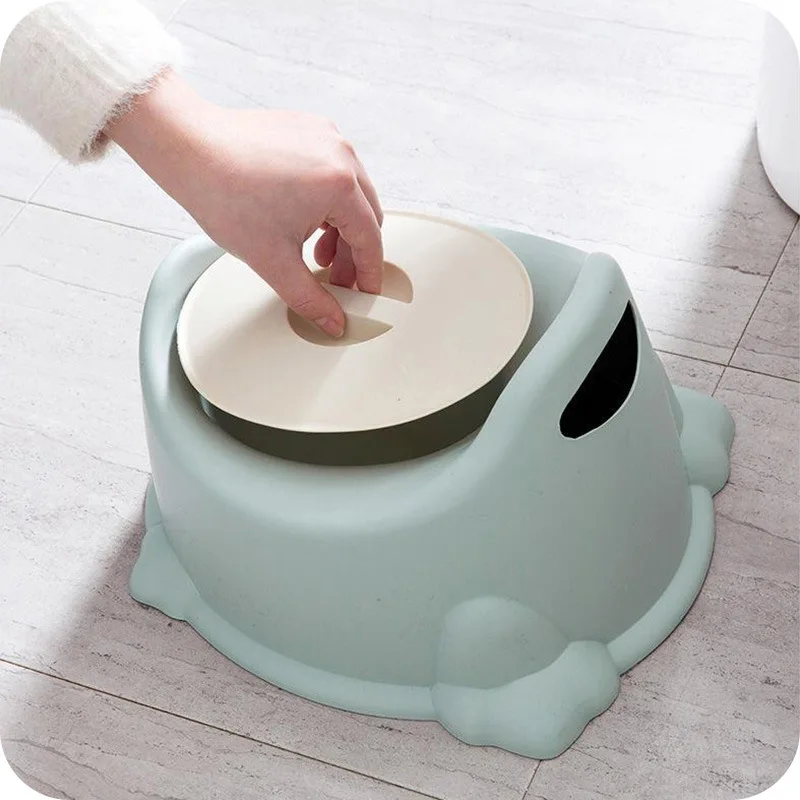 

Infants Thick Cartoon Pedestal Pan Men And Women Children Small Chamber Pot Baby Leak-Proof Potty Urinal One-piece Chamber Pot