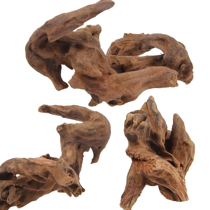 Fish tank ornaments Fish tank decorations Aquarium ornaments Mini landscape ornaments Natural Aquarium Sinkable Driftwood Fish Tank Decoration Wood Aquatic Plants Landscape