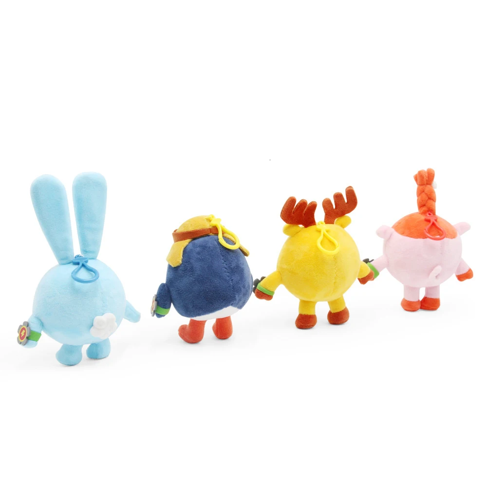 20 см мультфильм Babyriki плюшевые игрушки Krosh Losyash Pin Nyusha голубой кролик супер мягкая кукла