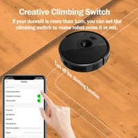 ABIR-robot odkurzający X6 z funkcją rysowania obszaru roboczego, odkurzacz automatyczny, ręczne rysowanie wirtualnych ścian, przechowywanie map w aplikacji przez Wi-Fi, regulacja prędkości, mopowanie 6