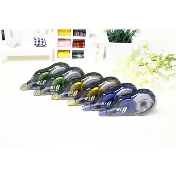 

2020 6PCS 12M Plastic Shell High-capacity Correction Tape Practical Stationery School Supplies r30