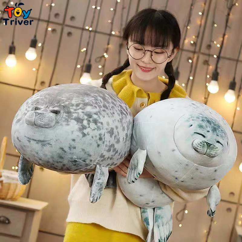 Kawaii Seal морской Лев плюшевый игрушка Triver мягкая морская кукла животных детские игрушки Подушка подарок домашний декор