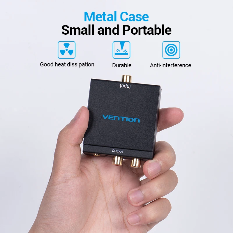 Vention Digital to Analog Audio Converter DAC Digital SPDIF Optical to Analog L/R RCA Converter for PS3 HD DVD PS4 TV Home new Vention Digital to Analog Audio Converter DAC Digital SPDIF Optical to Analog L/R RCA Converter for PS3 HD DVD PS4 TV Home new
