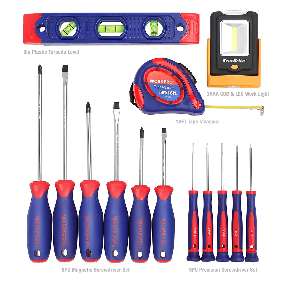 Набор инструментов для дома WORKPRO 54 шт. отверток инструменты дома|screwdriver socket set|socket