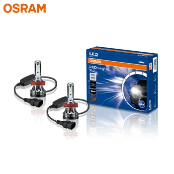 

OSRAM LED H8 H11 H16 6000K White Light XLZ CLASSIC LED Auto Fog Lamps +120% More Bright Car Headlight Longer Beam A6211CW, 2PCS