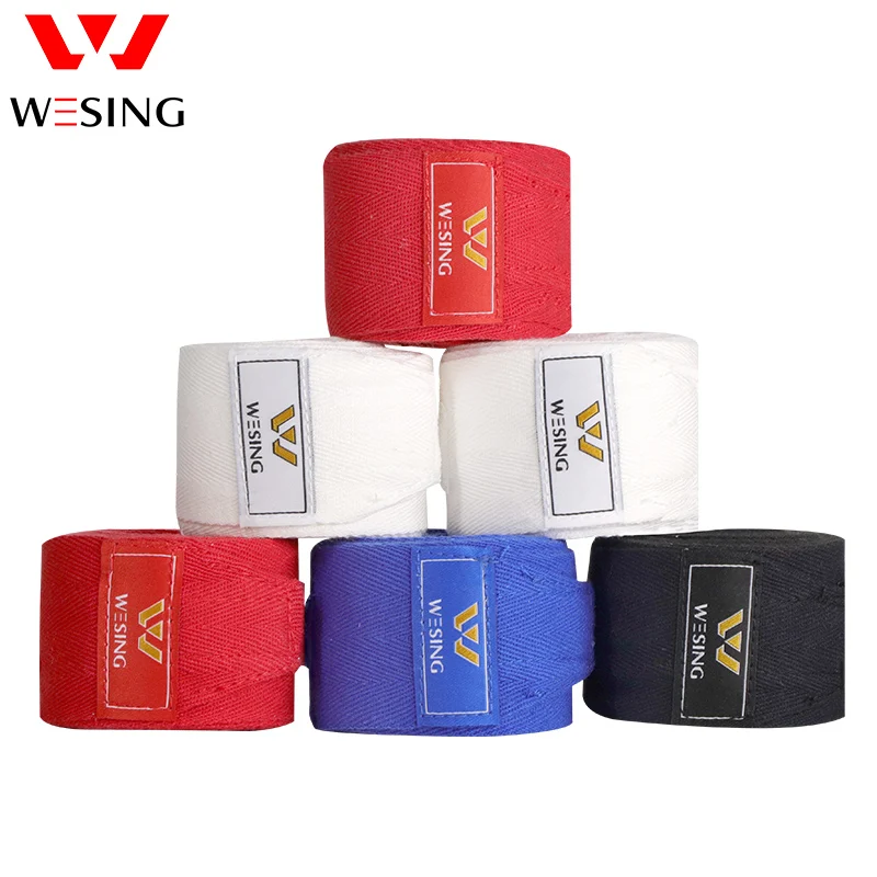 

Wesing Boxing Cotton Hand Wraps MMA Muay Thai Bandages Training Competition Handwraps
