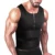 Мужчины Body Shaper Сауна Жилет Талия Тренер Двойной Пояс Пот Рубашка Корсет Топ Живот Похудение Корректирующее Белье Сжигание Жира Фитнес Топ