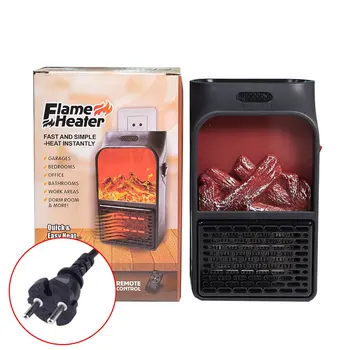 

Creative Home Heater Mini Portable Multi-Function Simulation Flame Electric Heater Remote Control Heater