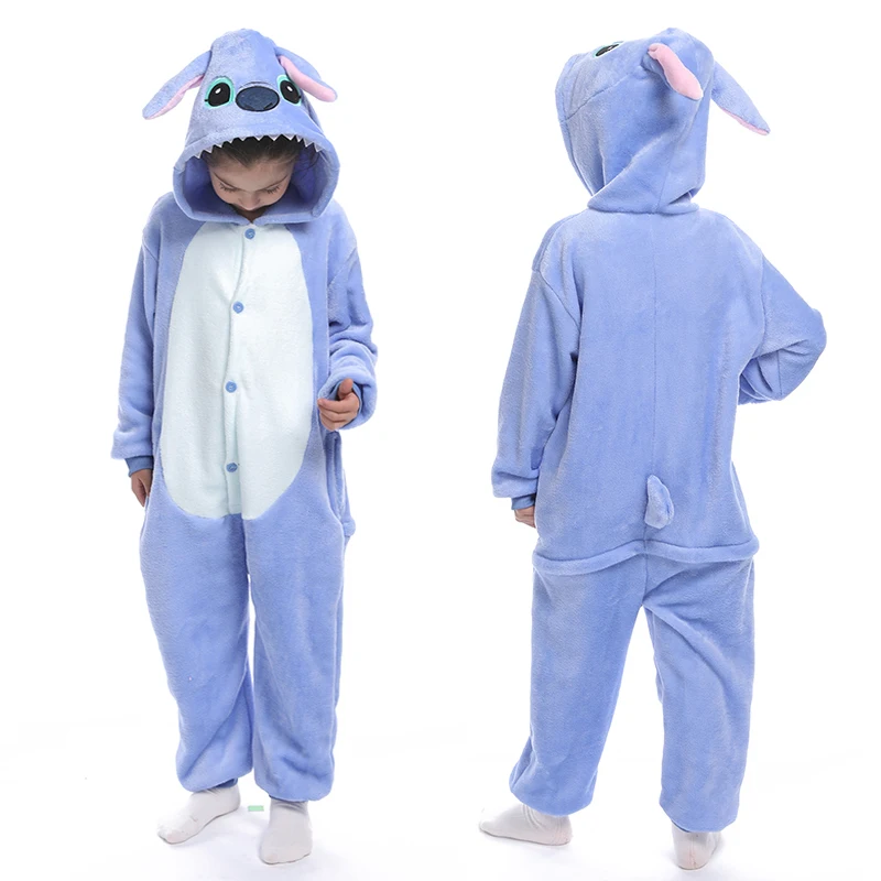 Kigurumi Onesie Kids Unicorn Pajamas For Children Animal Cartoon Blanket Overalls Baby Costume Winter Boy Girl Licorne Jumspuit