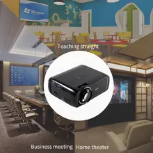 White& Black LED Projector Wifi 1200 Lumens 800*480 Resolution Home Cinema BL-80 Support PC Laptop USB TV Box iPad Smartphone