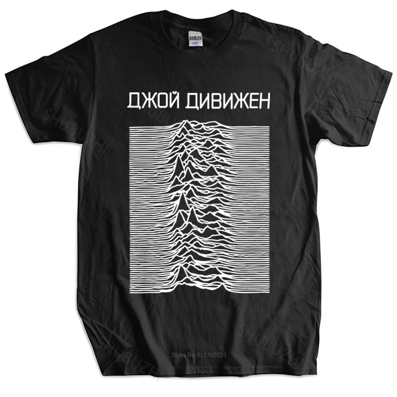 Футболка мужская хлопковая с надписью Joy Division Unknown приятности | Мужская одежда