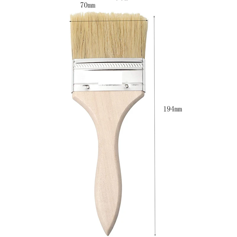 24Pcs Paint Brushes 70mm Chip Paint and Varnish Brush Perfect for Wall and Wood Painting Stains Glues paint brush drawing