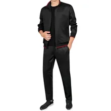 Мужская Осенняя Толстовка для фитнеса с принтом на молнии с капюшоном топ брюки наборы спортивный костюм Повседневный Спортивный костюм#11,20