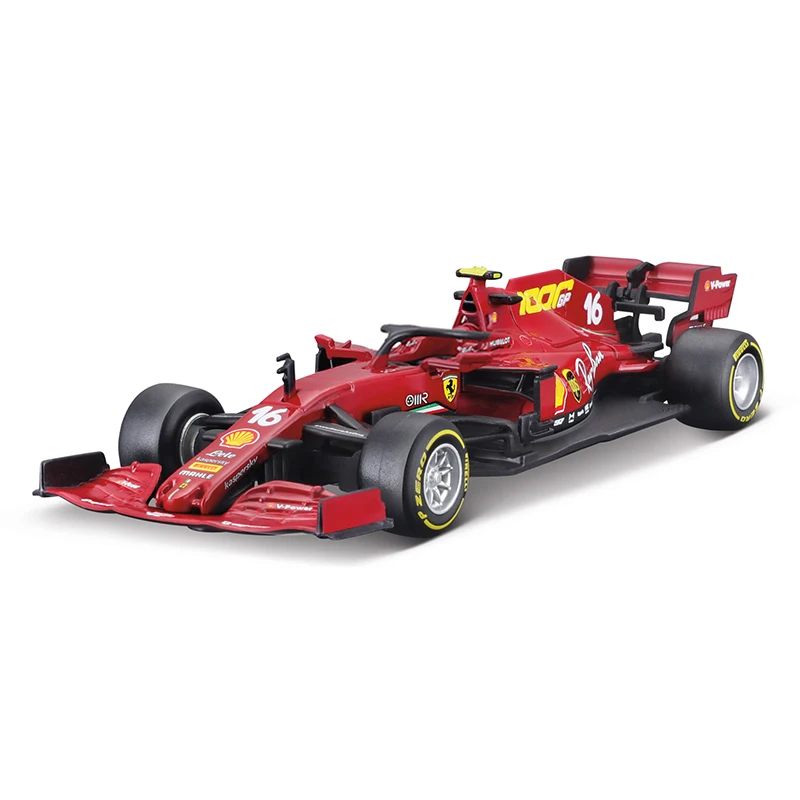 Bburago 1:43 2020 SF1000 SF90 SF71H SF70H SF16H #5 #7 #16 F1 Racing Formula Car Static Simulation Diecast Alloy Model Car 14