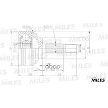 Шрус Renault Clio Ii/Kangoo/Nissan 1.2-1.9dti 97-09 Нар. Abs Miles Ga20387 Miles арт. GA20387