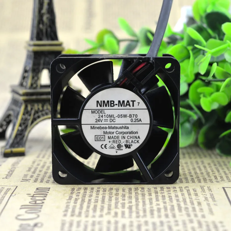 2410ML-05W-B70 24VDC 0.25A 60*60*25 мм защита двигателя охлаждения