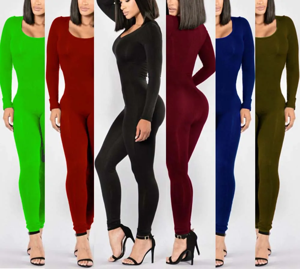 Sports Jumpsuits Playsuit Women Summer Stretchy Romper Pajamas Playsuit Overalls Bodysuit Body Suit Party Club Execise F0608