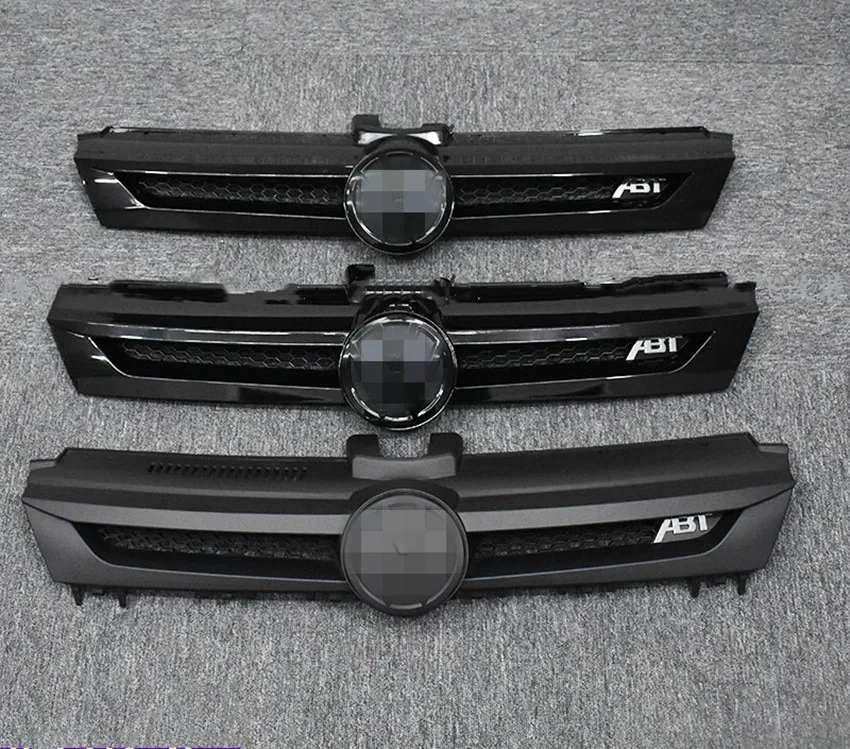 Для V-W Golf MK7 Передняя Центральная решетка черная хромированная ABS крышка