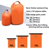 Portable 20L 40L 70L Storage Dry Bag Waterproof Bag For Canoe Kayak Rafting Sports Outdoor Camping  Travel Kit Dry Sacks 2