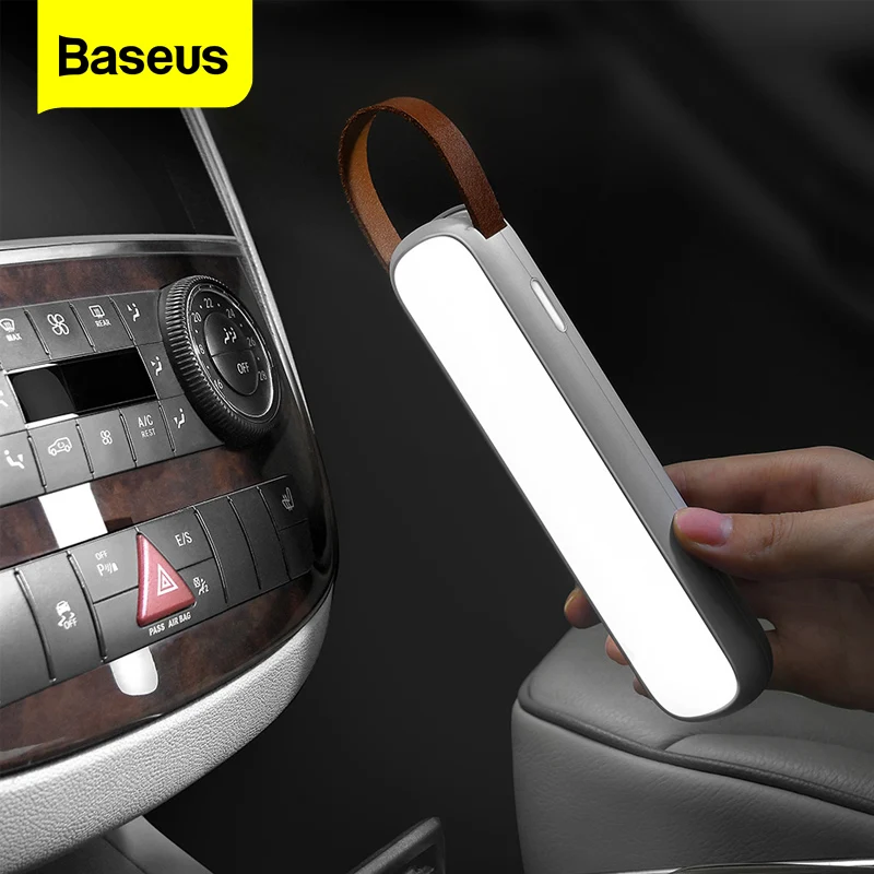 Baseus Solar Rechargeable LED Emergency Light for Car Home House Night Camping Lantern Road Safety Lamp Falshlight Warning Light