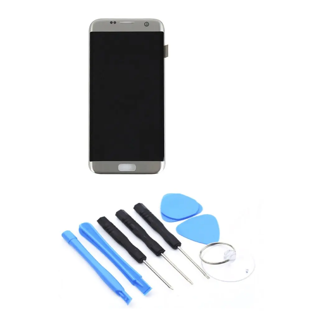  1Set Display Touch Screen Digitizer Assembly Frame For SAMSUNG S7 Edge G935F/G935AVTP Smartphone Sc
