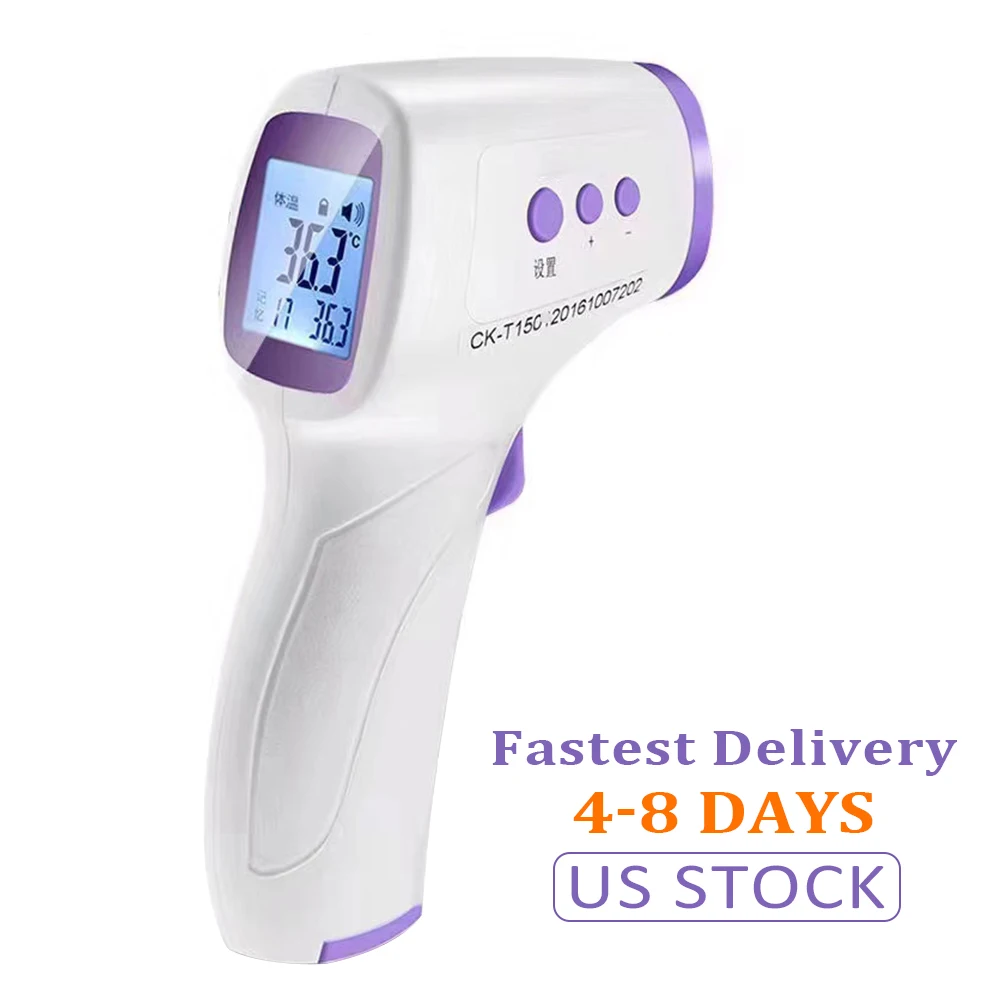 

Baby Adult Thermometer Non Contact Handheld Electronic Infrared Thermometer Safe Forehead #