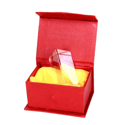 Physics Teaching Precision Science Optical Glass Triangular Prism 1.97 inch