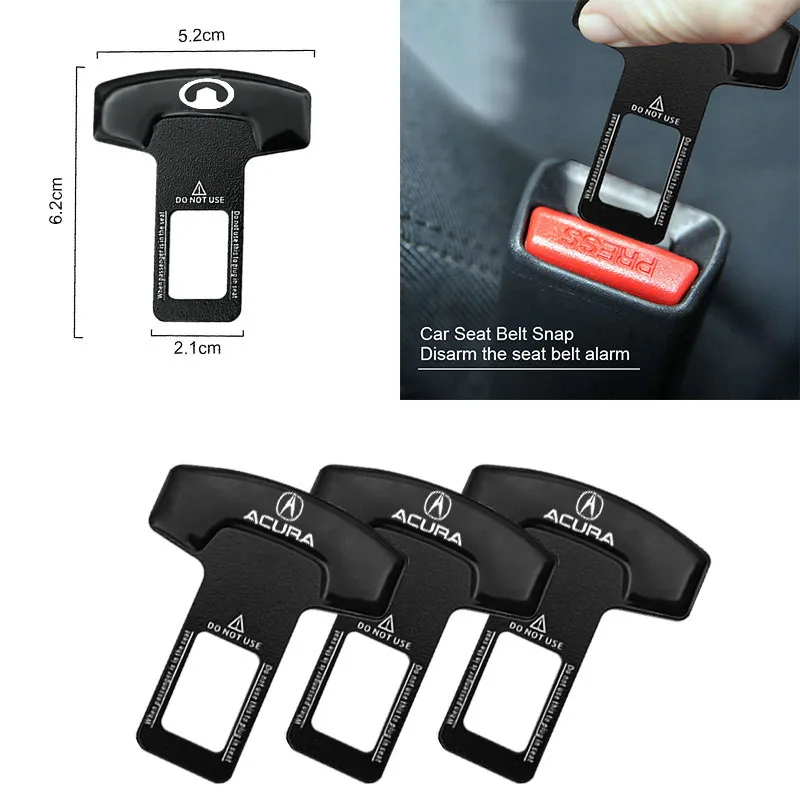 1pcs Universal Car Safety Belt Buckle Clip Interior Accessories for Audis Sline A4 B8 A3 8P B7 B9 B6 B5 A5 A6 C6 C7 8V Q7 A7 A1