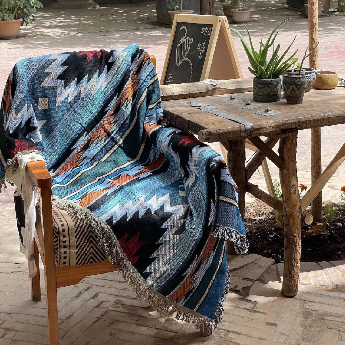 Bohemian Moroccan Blanket for Sofa Decoration Blanket for Beds Winter