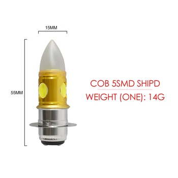 

2PcsT15 25W 5COB Car Lights for Signal Tail Turn White Lens Fog Bulb Lamp Ice Blue White Red Amber DC 12V