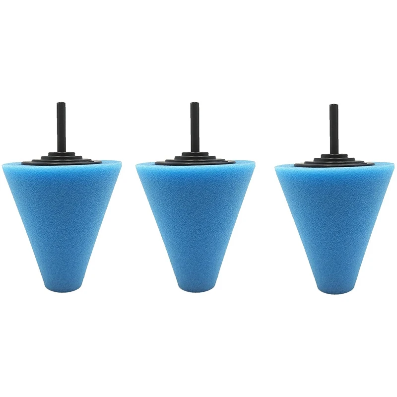 Drill Buffing Sponge Pads Kit,1/4 inch 6mm Shank Buffing Polishing