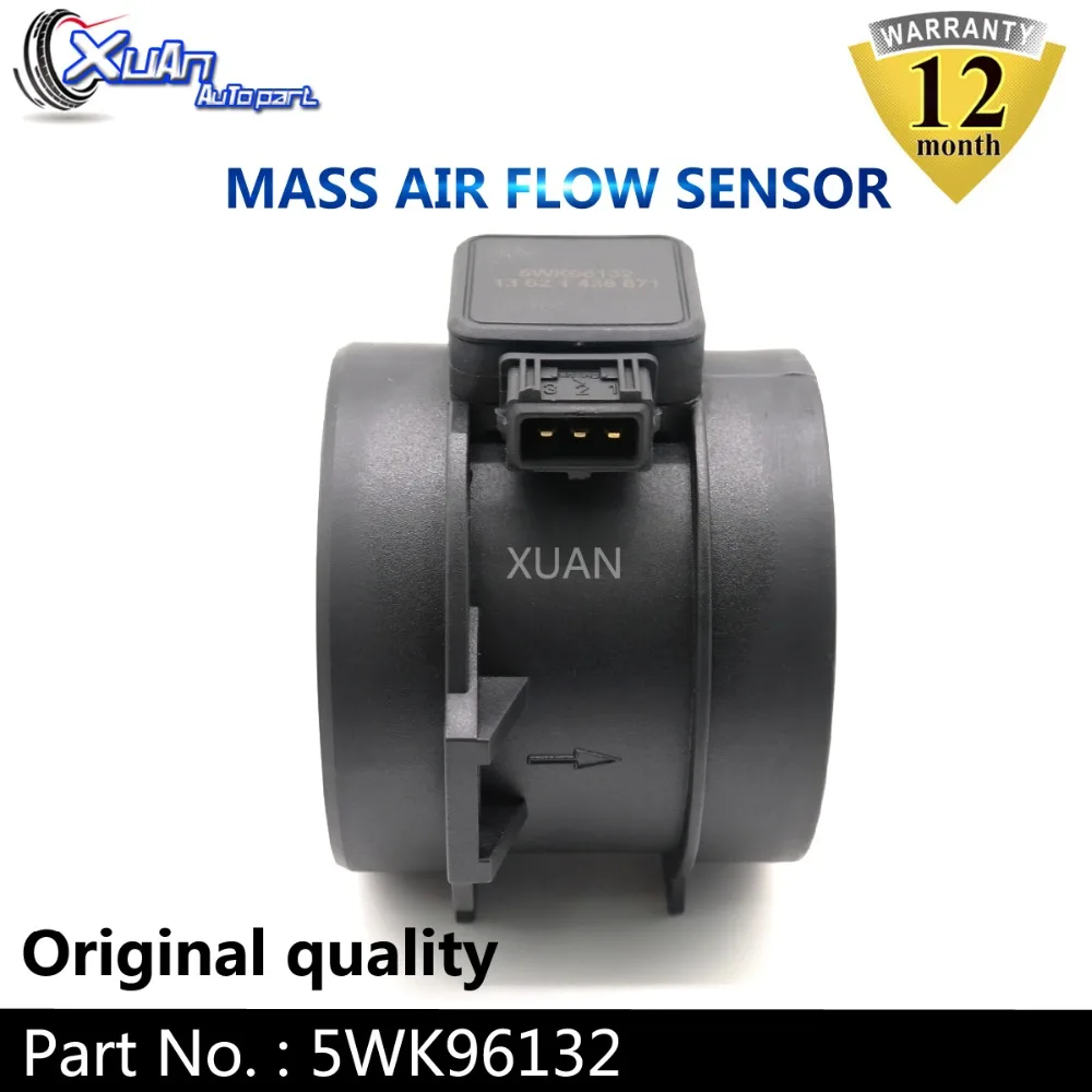 XUAN MAF MASS AIR FLOW METER SENSOR 5WK96132 for BMW 330i 330xi 330Ci 530i X5 Z3 E36 E39 E46 E53 3.0 13621438871 1438871 air flow sensor