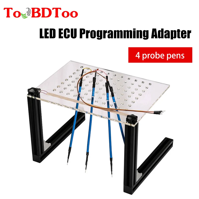 

Superior LED BDM Plastic Frame Mesh Assistant 4 Probe Pens Works For KESS/KTAG/FGTECH/BDM100/Dimsport BDM Adapters ECU Programm