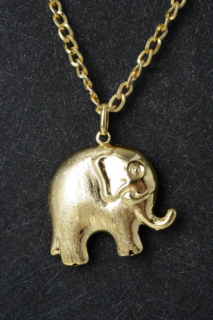 Sunny Jewelry Classic Elephant Pendant with Necklace 60cm Copper