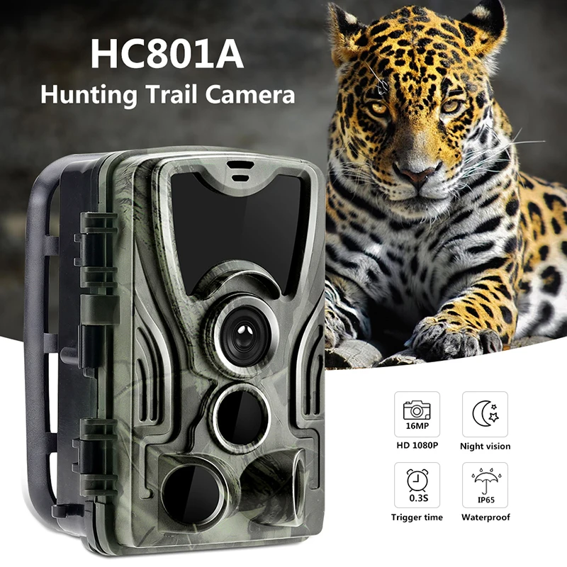

Bumlon HC801A Hunting Trail Camera Night Version 16MP HD 1080P Cameras Night Version IP65 Waterproof Wildlife Camera RL17-0004