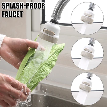 

Super Water Saving 360° Rotate Kitchen Tap Splash Filter Nozzle 3 Modes Adjustment FAS6