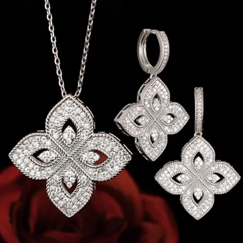 

jankelly African 2pcs Bridal Zirconia Jewelry Sets For Women jewelry sets & more Dubai Nigeria CZ Crystal Wedding Jewelry Sets