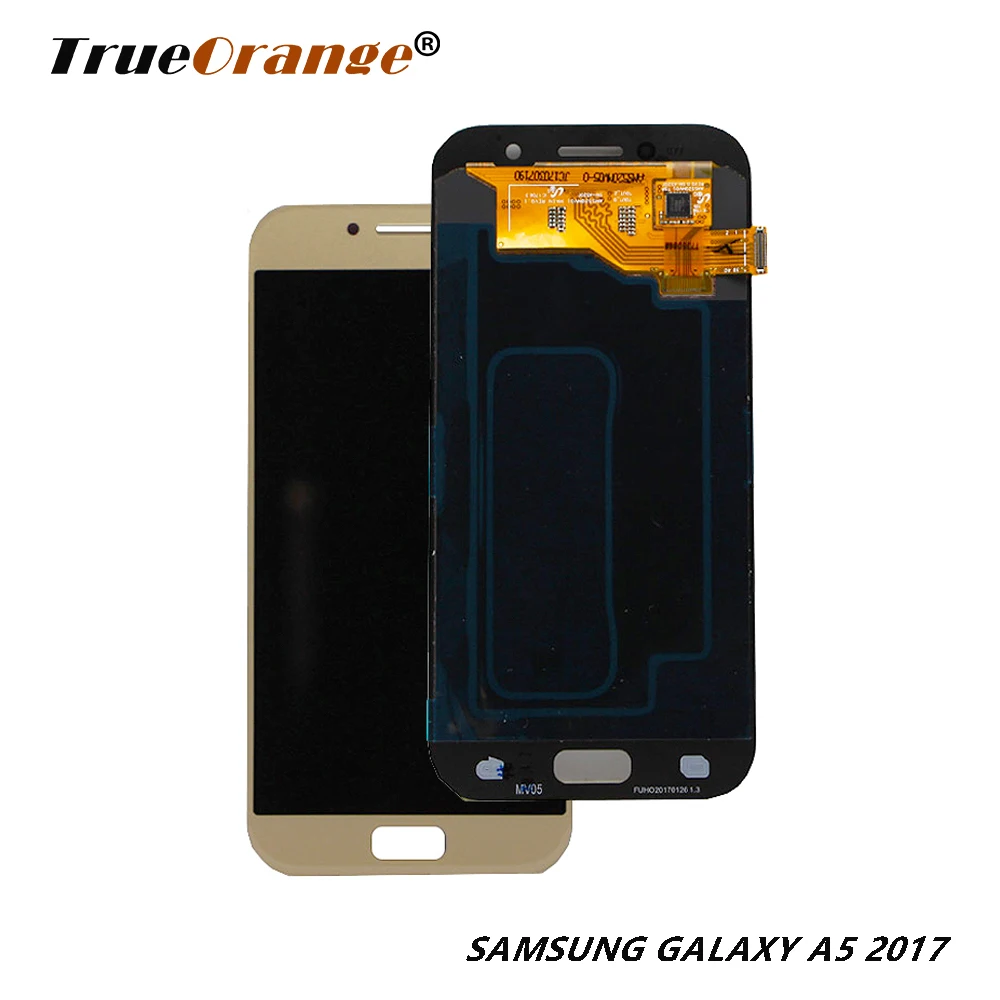 

OLED For SAMSUNG A5 2017 Display Touch Digitizer Sensor Glass Assembly With Frame For GALAXY A5 2017 A520 A520F LCD SM-A520F
