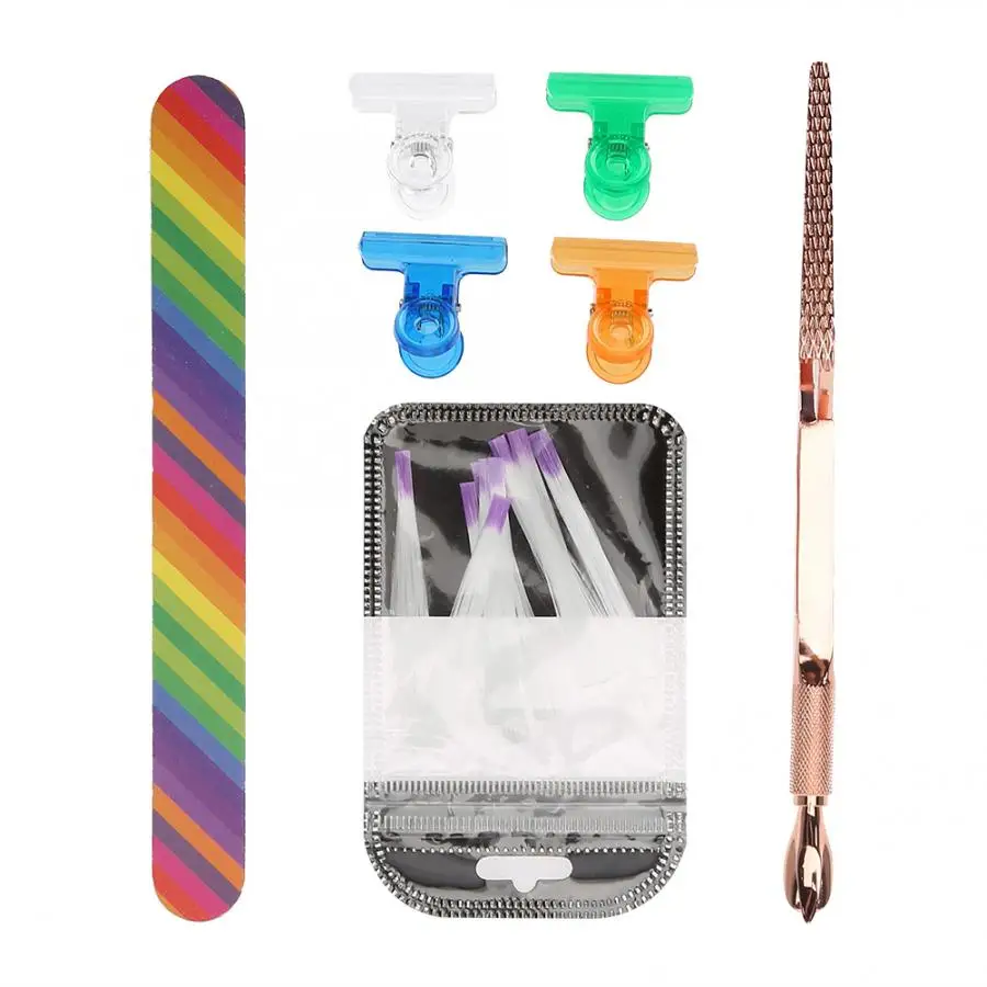 Набор для наращивания ногтей пилочка для наращивания ногтей волокна аксессуары для ногтей маникюрный набор